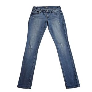 Old Navy Diva Jeans Distressed Denim Slim Fit Casual Everyday‎ Size 2